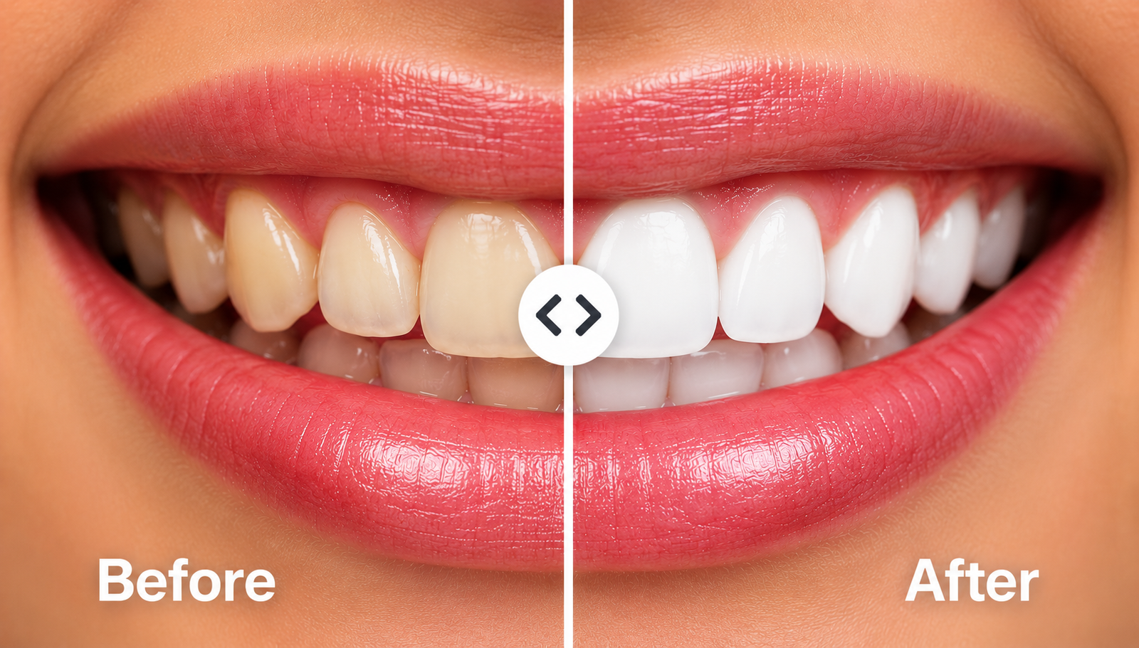 Smile Makeover before and after result