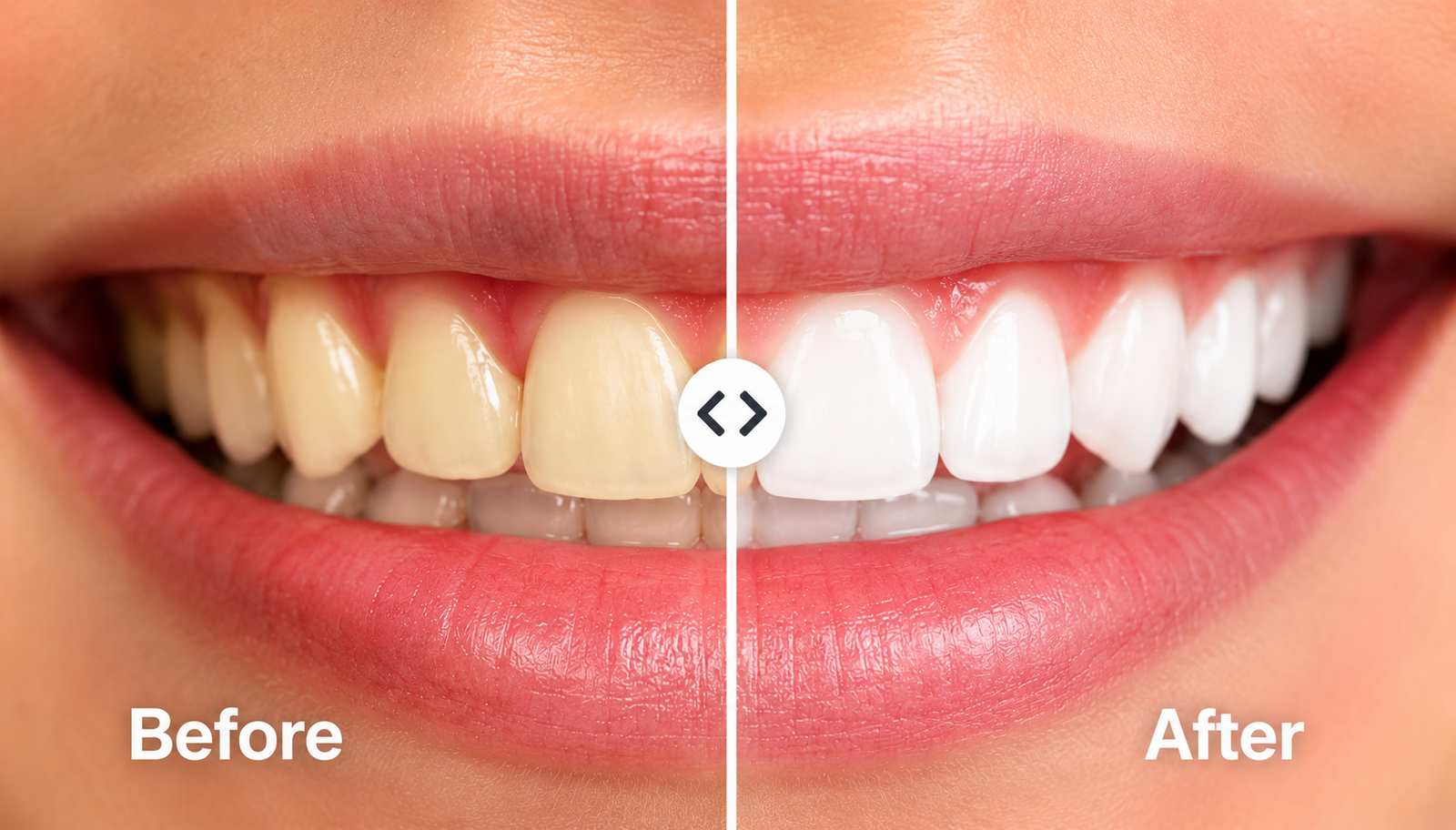 Teeth Whitening before and after result